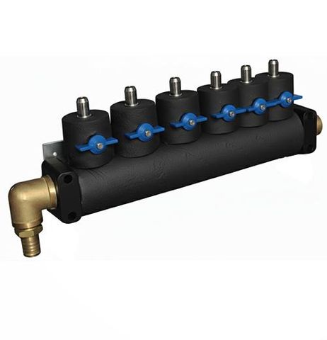 Glycol Manifold / Return / 6 Point