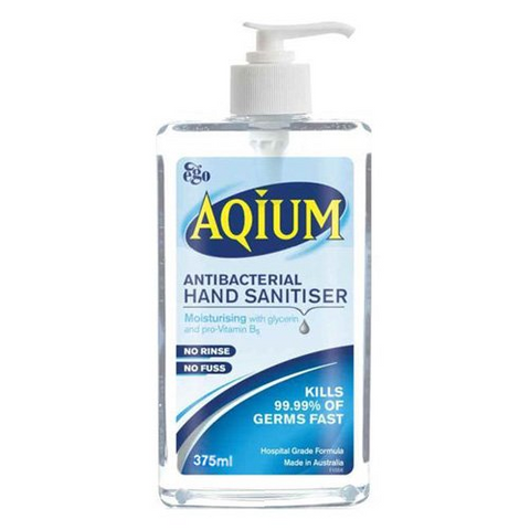 HAND SANITISER AQIUM 12 X 375ML