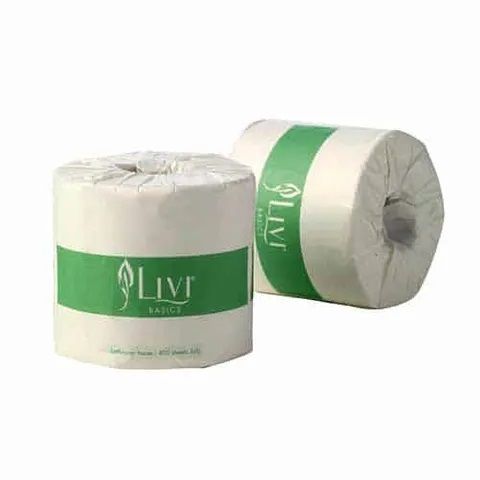 PAPER BASICS TOILET TISSUE 400SH 2 PLY