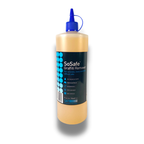 GRAFFITI REMOVAL SO SAFE BLUE LABEL SPRAYABLE GEL, 10X1LT