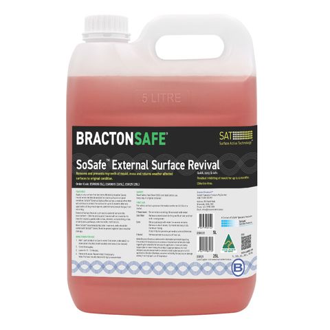 OUTDOOR CLEANING 3x5LTR So Safe EXTERNAL SURFACE REVIVAL