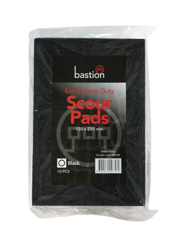 BASTION HEAVY DUTY SCOURER PADS 100PK