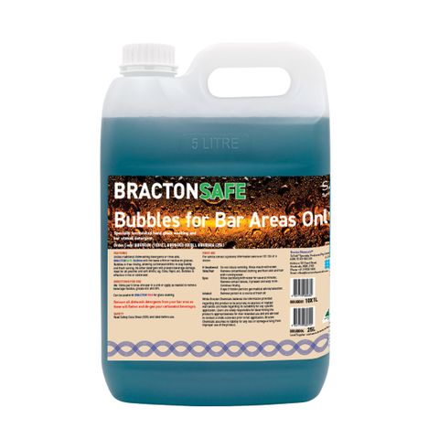 GLASS WASH DETERGENT BRACTON BUBBLES SPECIAL SINK 3X5LTR