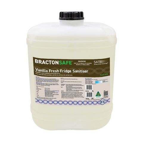 SURFACE SANITISER BRACTON VANILLA FRESH DEODORISER 25LTR