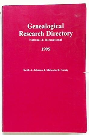 Genealogical Research Dictionary 1995