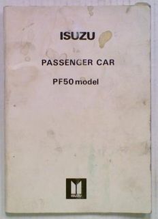 Isuzi Gemini Passenger Car PF50 Model Handbook