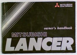 Mitsubishi Lancer Owner's Handbook 1978