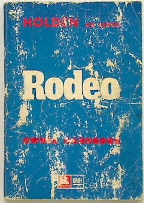 Holden Rodeo 1982 Handbook