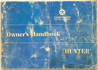 Chrysler Hunter Owner's Handbook
