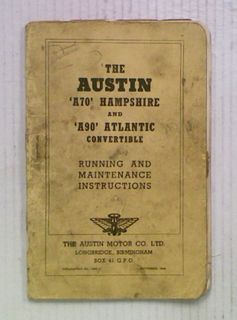 The Austin A70 Hampshire and A90 Atlantic Convertible