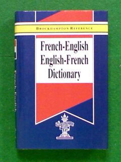 French-English. English-French Dictionary