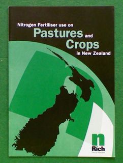 Nitrogen Ferttiliser use on Pastures and Crops in New Zealand