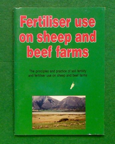 Fertiliser use on Sheep and Beef Farms