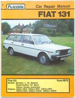 Fiat 131 from 1975 Car Repair Manual