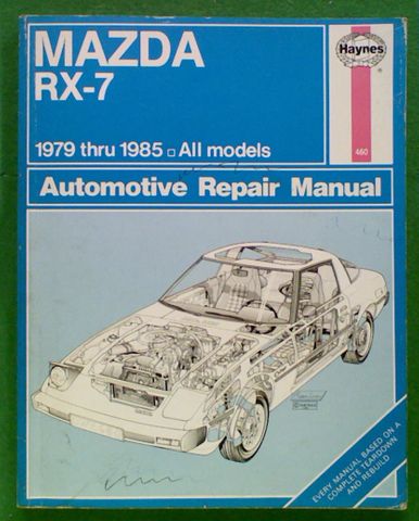 Mazda RX-7 Automotive Repair Manual