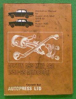 Austin A55 Mk2 A60 1958-69 Autobook