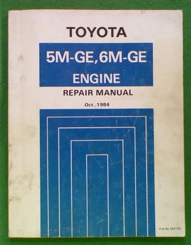 TOYOTA 5M-GE, 6M-GE Engine Repair Manual