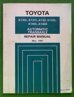 TOYOTA A130L, A131L, A132, A132L, A140L, A140E Repairs