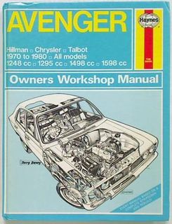 Avenger. Hillman, Chrysler, Talbot 1970 - 1980