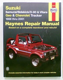 Suzuki Samurai/Sidekick/X-90 & Vitara 1986-2001