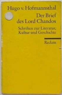 Der Brief des Lord Chandos (German)