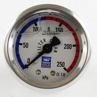 Pressure Gauge - S/Steel Back Mount Oil Filled