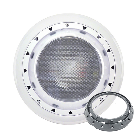 GKRX White LED Light + Retro Mounting Kit + Grey Rim