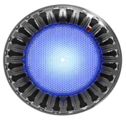 EMRX Retro LED Light Blue With Clear Rim  EMRX L12 R1 CBL