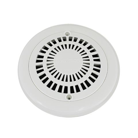 WATERCO MAIN DRAIN COVER W/ RING - WHITE