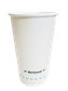 500ml Single Wall WHITE Paper Cup