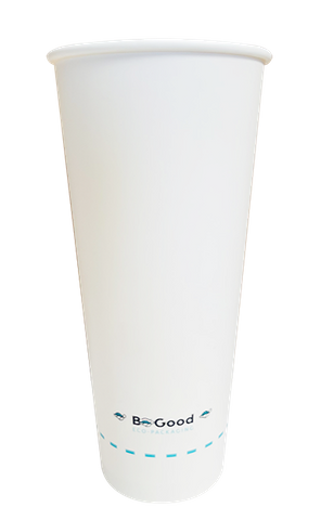 700ml Single Wall WHITE Paper Cup