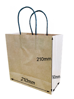 TwisHandle Paper Bags TWO CUPS(100pcs*4)