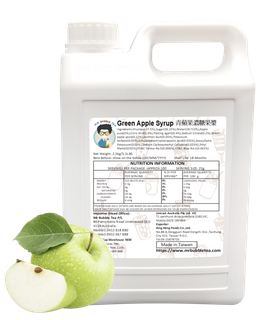 *CARTON TC Green Apple Syrup (2.5kg)