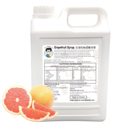 *CARTON TC Grapefruit Syrup (2.5kg)