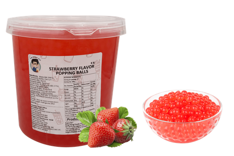 *CARTON Strawberry Popping Ball (3.2kg)