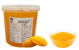 *CARTON Mango Popping Ball (3.2Kg)