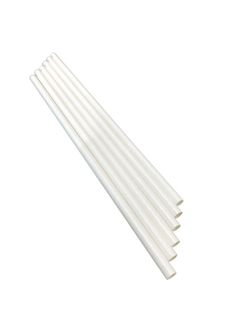 Regular Paper Straws WHITE (250*10)