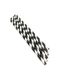 Paper Straw (Regular) Black & White Striped