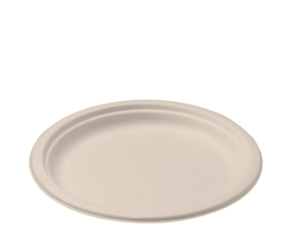 SUGARCANE ROUND PLATE 9" (500/CTN)