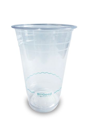 Compostable PLA 600ml Clear Cups