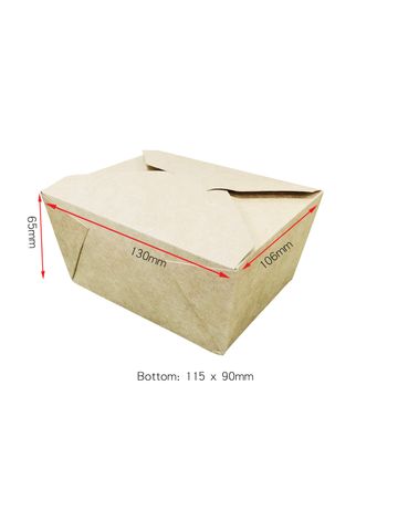 Kraft Takeaway Box- 800ml