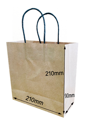 Twist Handle Paper Bags - TWO Cups