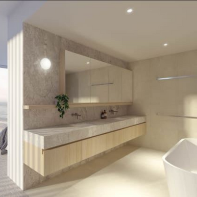 77 Jefferson beachside apartment development &mdash; kitchen and bathroom fixtures supplied by Builders World