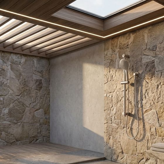 SHOWER RAIL