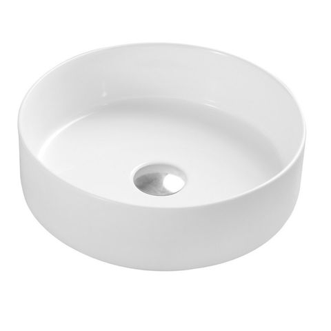 St Clair Above Counter Basin 355 x 355 x 120 No Overflow Gloss White