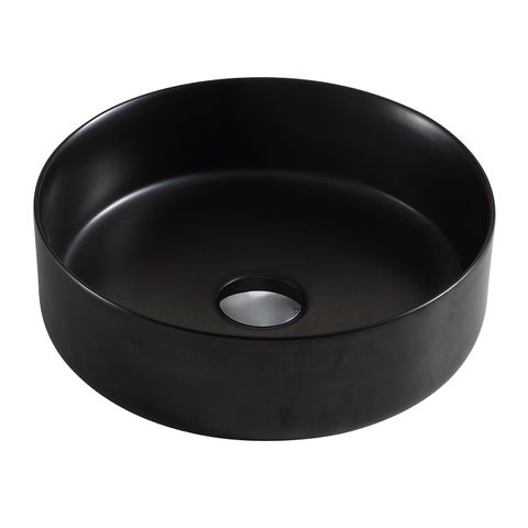 St Clair Above Counter Basin 355 x 355 x 120 No Overflow Matte Black