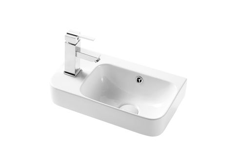 Ontario Mini Wall Hung Basin RH Bowl