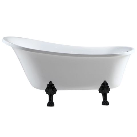 CLAWFOOT Bath 1700x780x780mm Black Feet