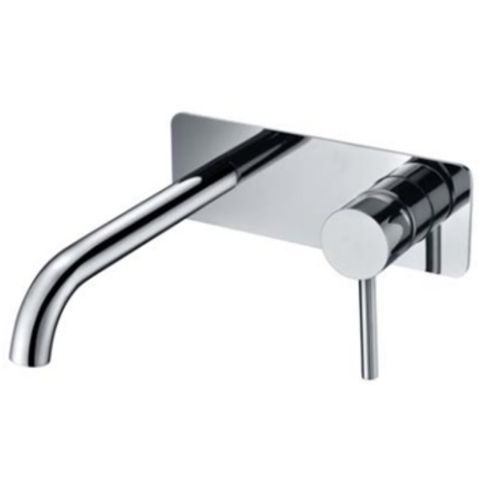 Pintail Wall Bath Mixer Full Plate Chr