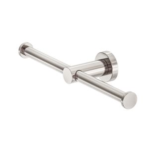 Mecca Dbl Toilet Roll Holder BN
